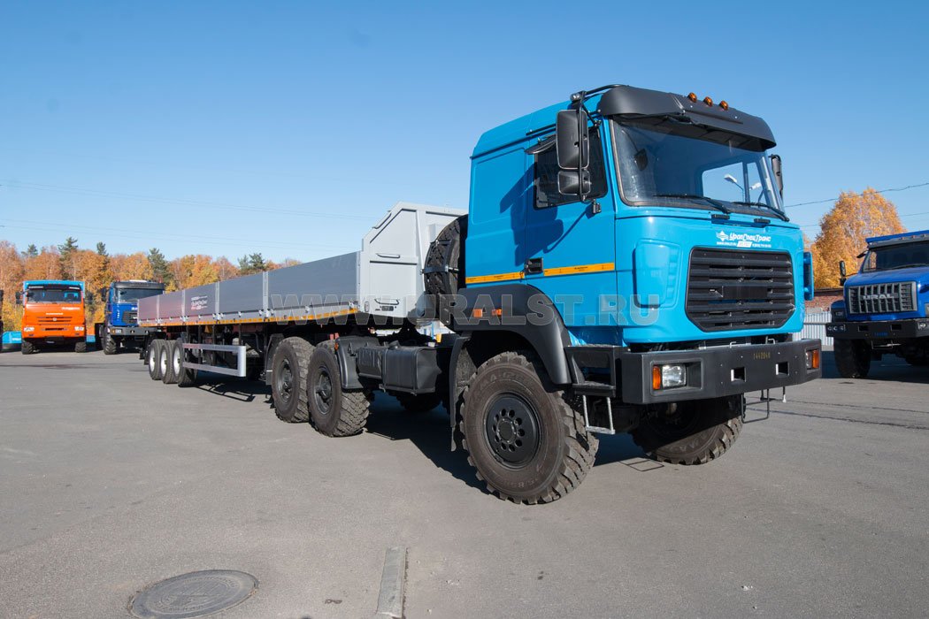 Полуприцеп бортовой ППБ 30Б-32Л-14 УСТ 9465, алюминиевые борта