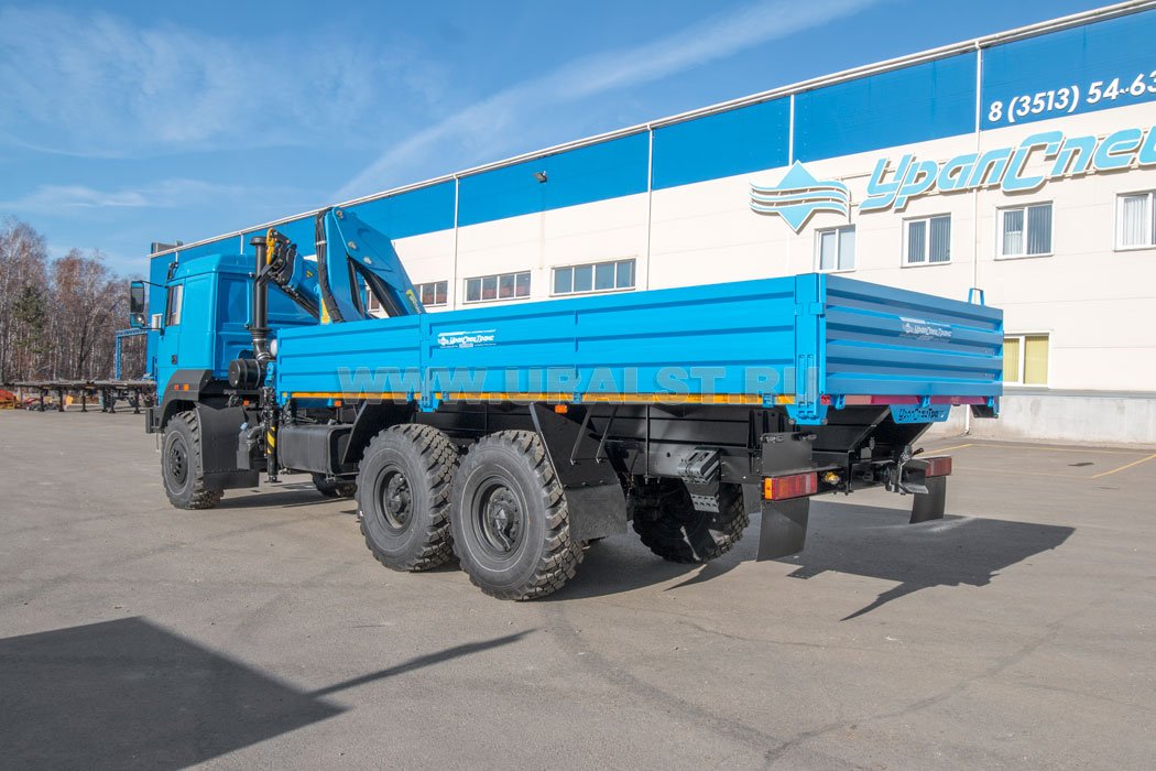 Автомобиль бортовой с КМУ ИМ-150 УСТ 5453PH Урал 4320-80Е5 сп.м