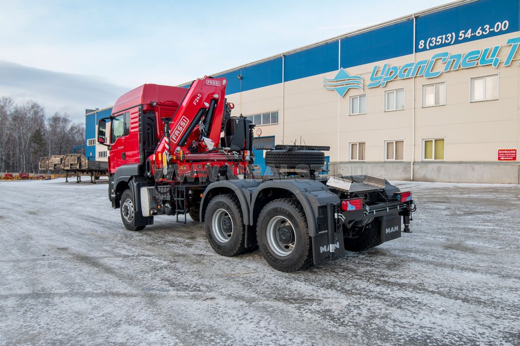 Седельный тягач MAN TGS 33.480 6х6 BBS с КМУ FASSI F245A.0.23