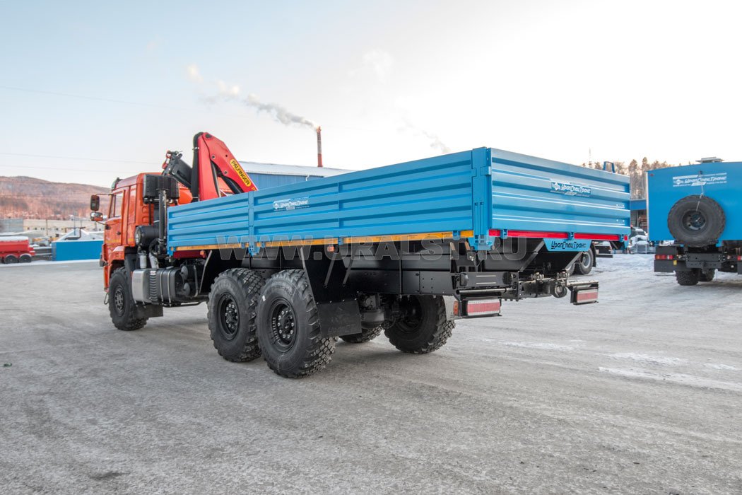 Автомобиль бортовой с КМУ Palfinger PK-12000 УСТ 54531J-03 Камаз 43118-50, сп.м