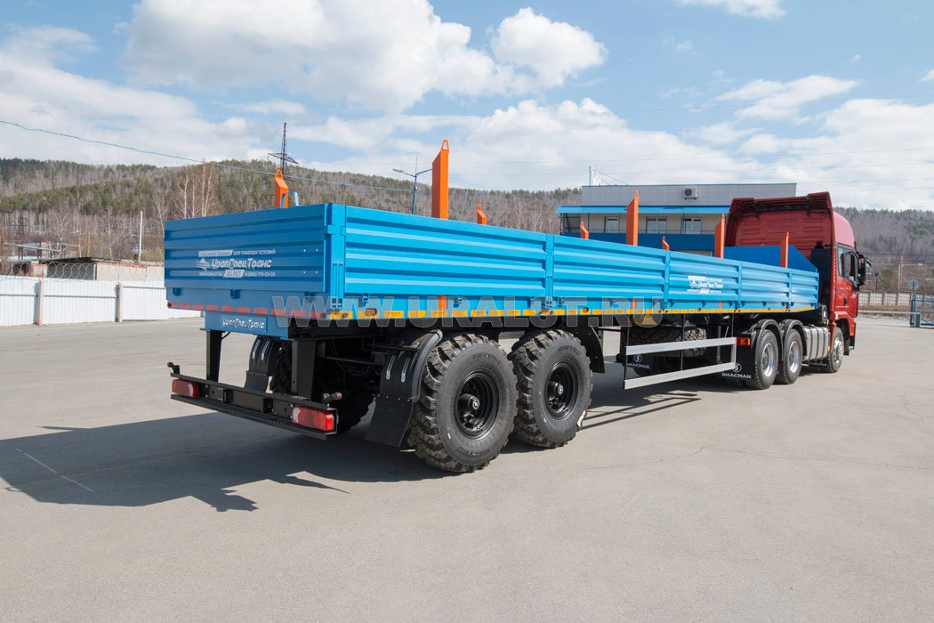 Седельный тягач SHACMAN SX42584V324 + Полуприцеп бортовой ППБ 20Б-21-12К