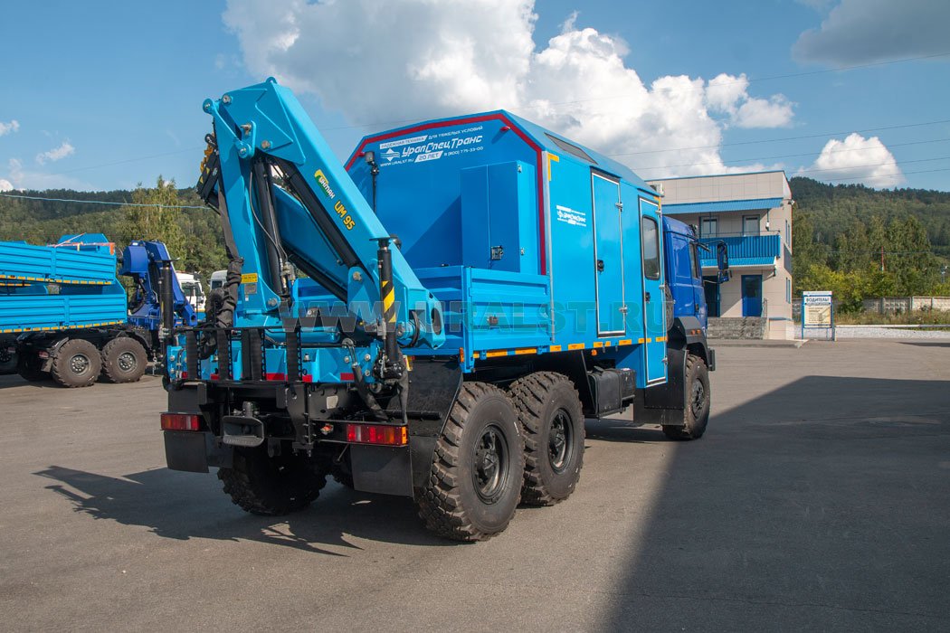 Автофургон АРОК с КМУ ИМ-95 УСТ 5453 Урал 4320-80Е5