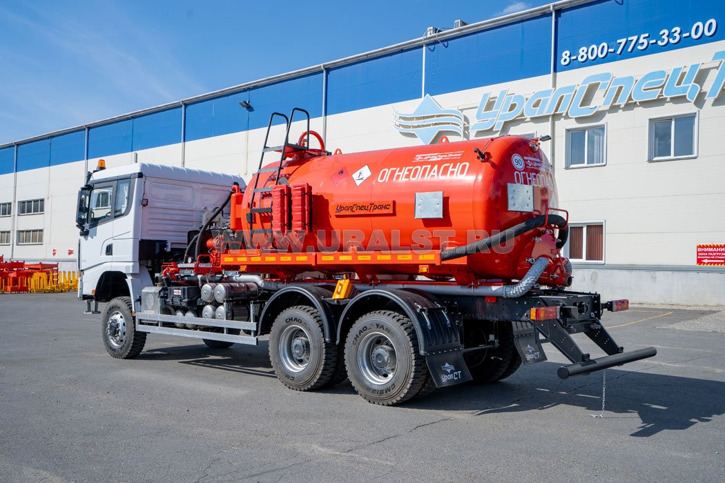 Автоцистерна вакуумная АКН-10 КО-505 УСТ 5453 SHACMAN SX32586V385 6х6