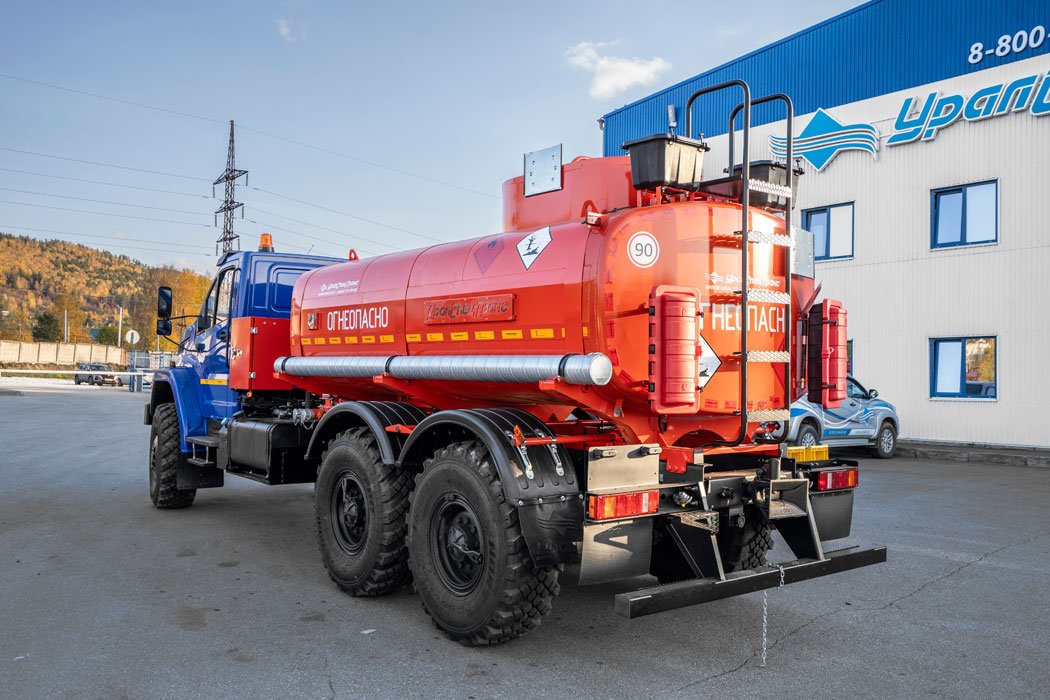 Автотопливозаправщик АТЗ-10Б УСТ 5453 Урал NEXT 4320-72 доработка под ДОПОГ