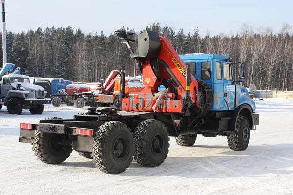 Тягач Урал 4320-58 с кран манипулятором Palfinger PK-23500