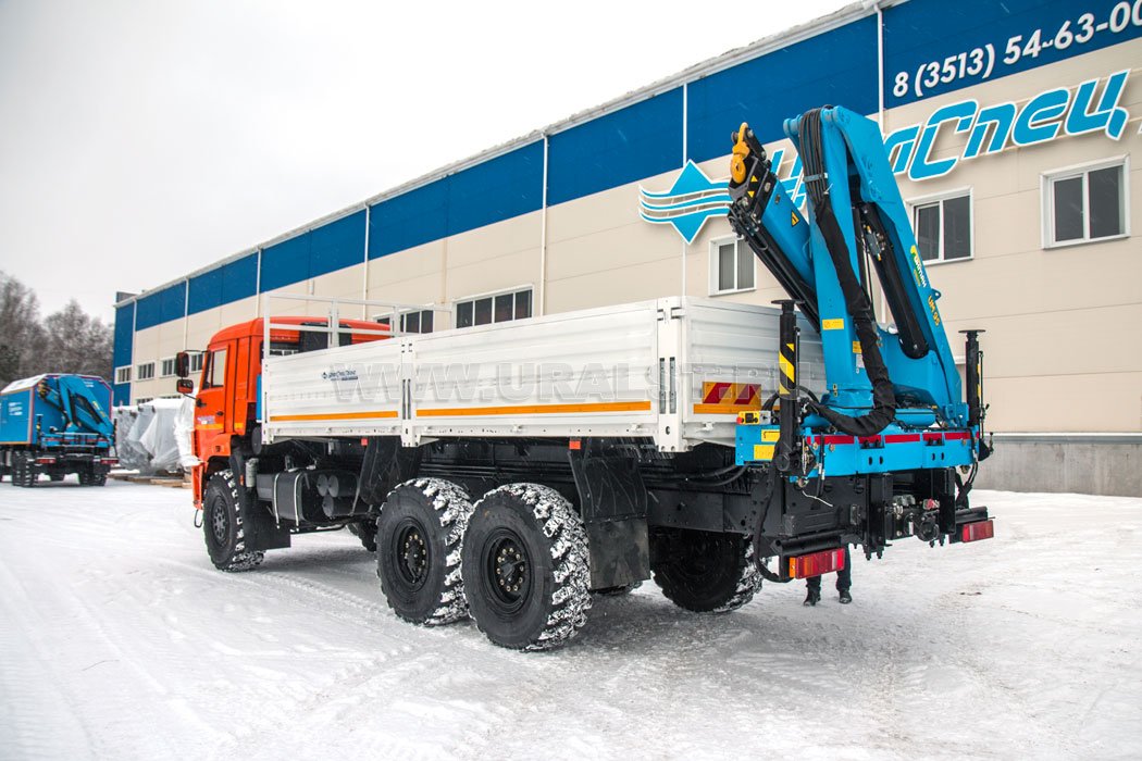 Бортовой автомобиль Камаз с КМУ ИМ-95
