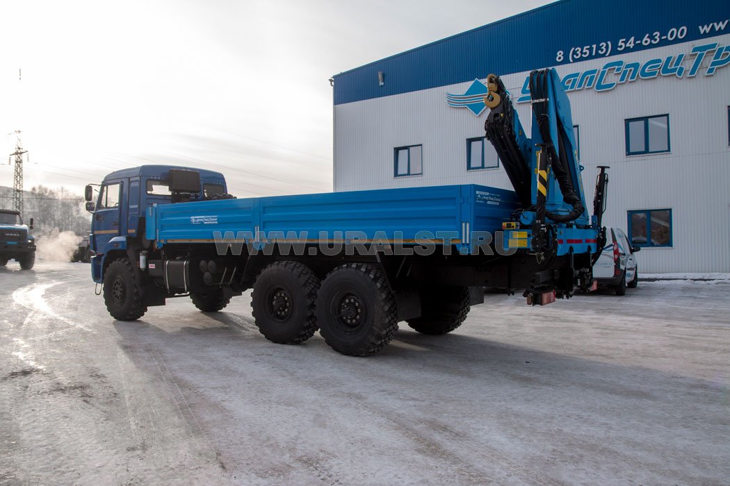 Бортовой автомобиль Камаз с КИМ-150N-04