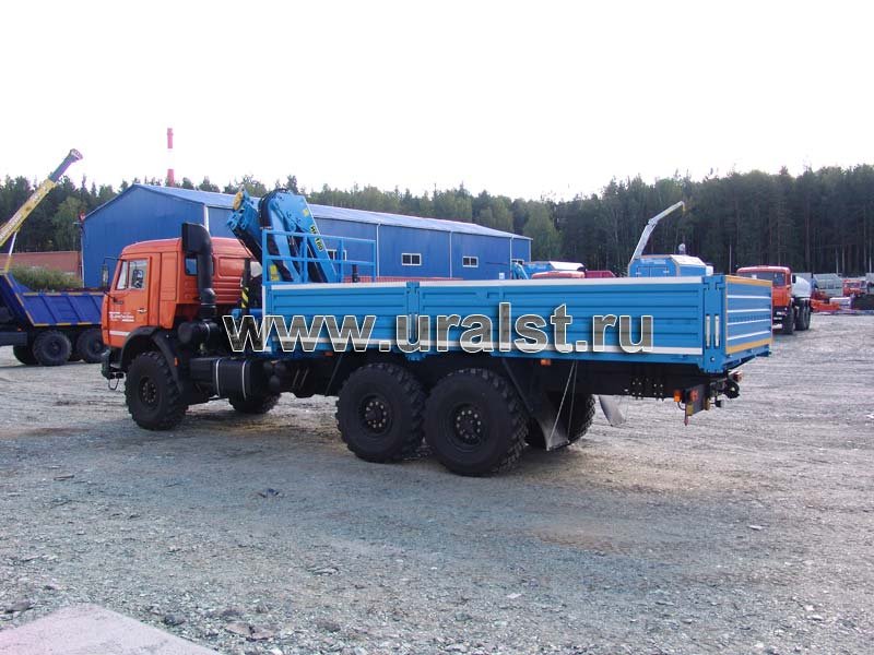 Бортовой Камаз с КМУ ИМ-180