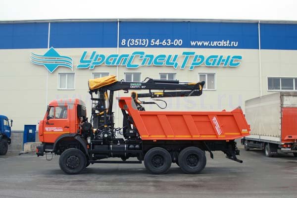 Самосвал Камаз 65111 с ГМ ОМТЛ-97 