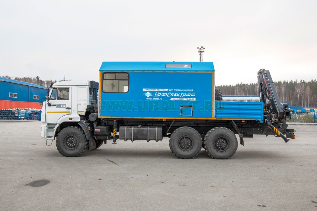 ПАРМ с КМУ HIAB 166В УСТ 5453 Камаз 43118-76RR
