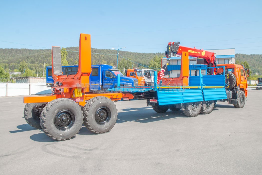  Бортовой поворотным ТПВ коником с КМУ ИТ-150 (тросовый) УСТ 54531J Камаз 43118-3027-50