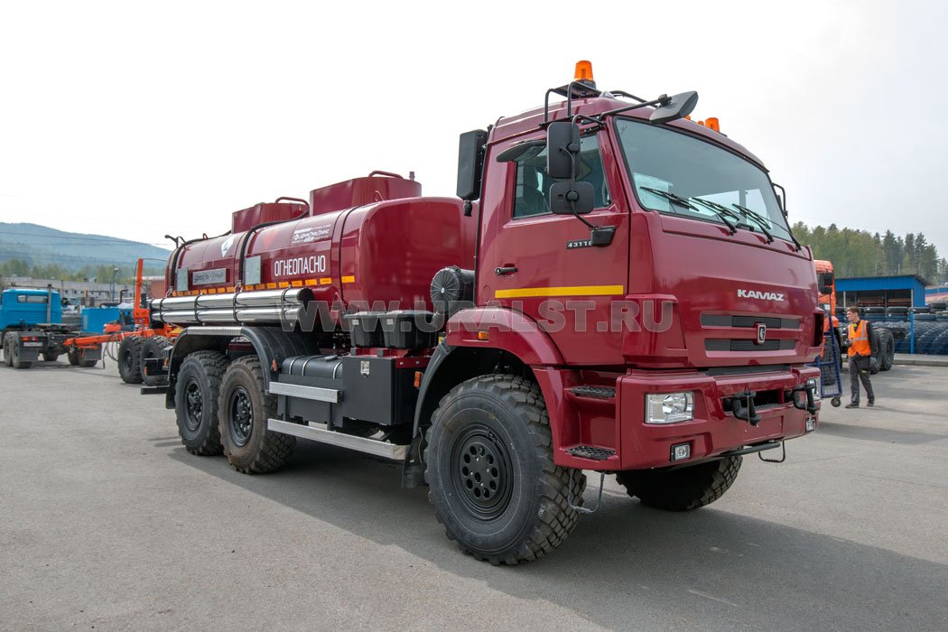 Автотопливозаправщик АТЗ-12-2Б УСТ 5453 Камаз 43118-50 доработка под ДОПОГ