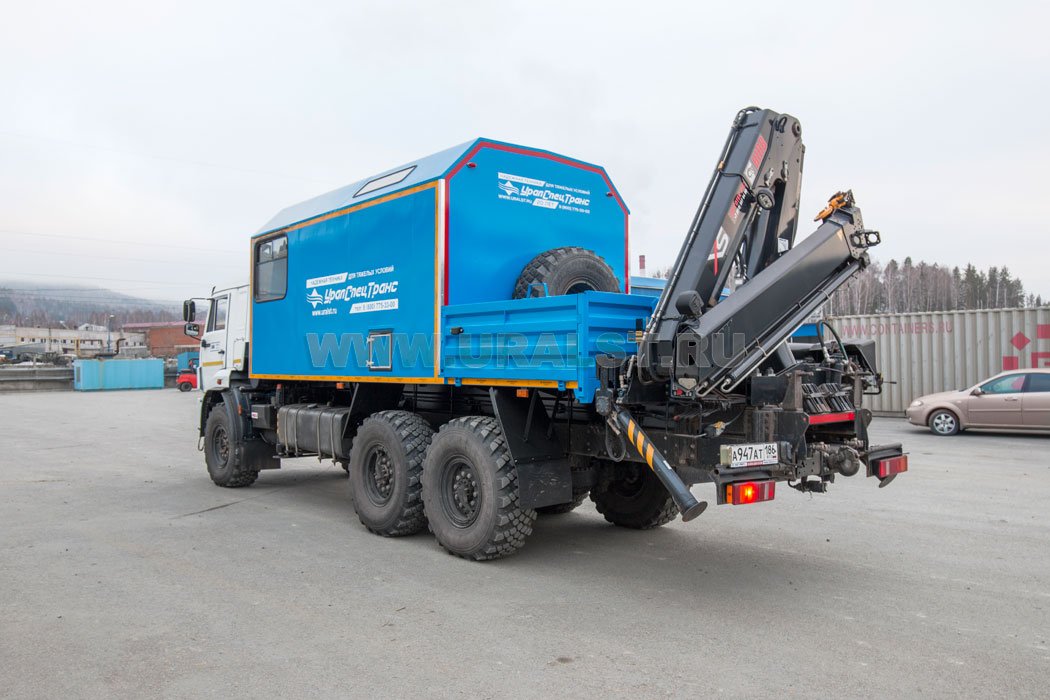 ПАРМ с КМУ HIAB 166В УСТ 5453 Камаз 43118-76RR