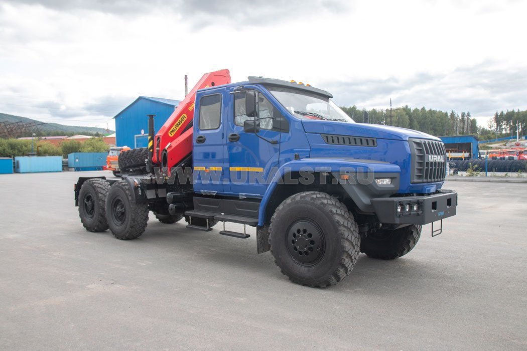 Седельный тягач с КМУ ИМ-180 УСТ 5453 Урал NEXT 4320-6981-74