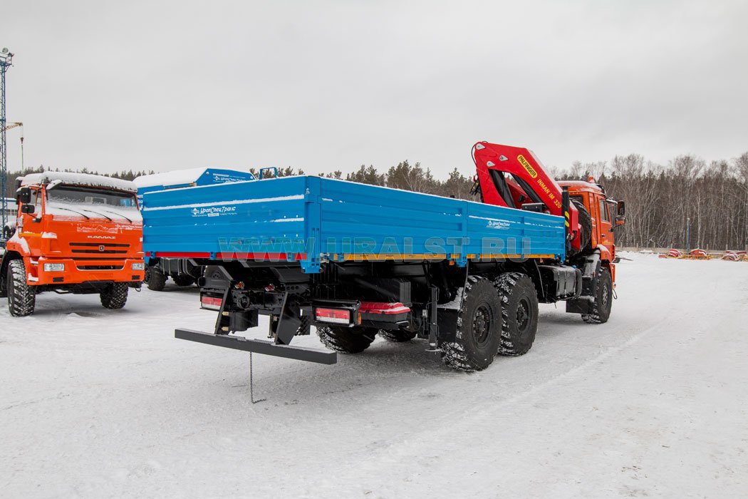 Бортовой с КМУ ИМ-320 УСТ 5453 Камаз 65224-53