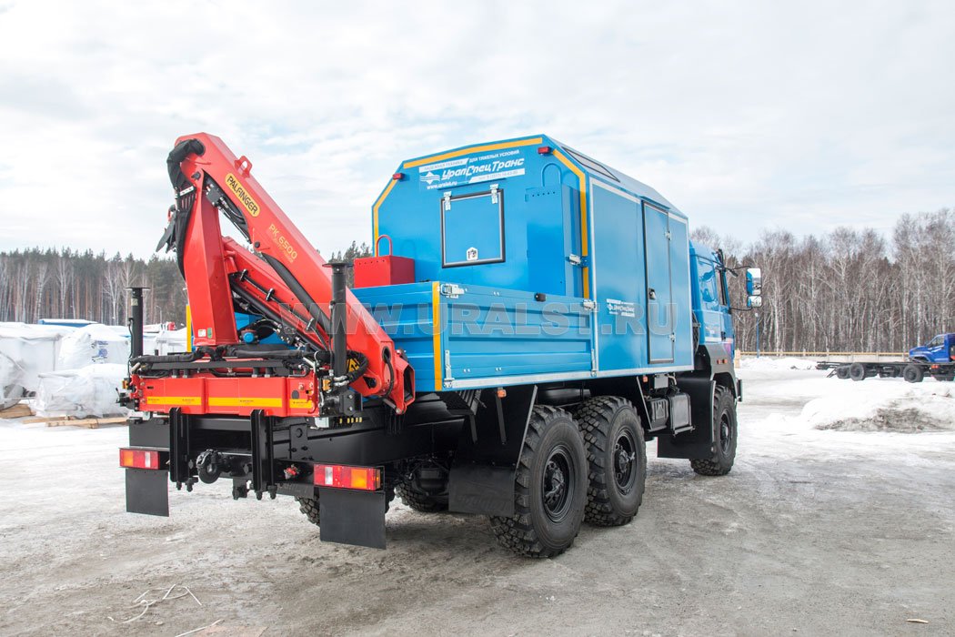 Урал маслостанция с КМУ PK-6500