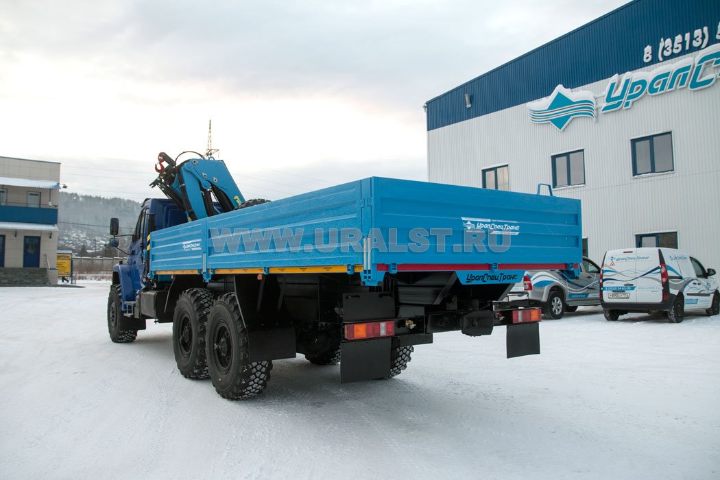 Автомобиль бортовой Урал 4320-6952-74 NEXT с КМУ ИМ-180