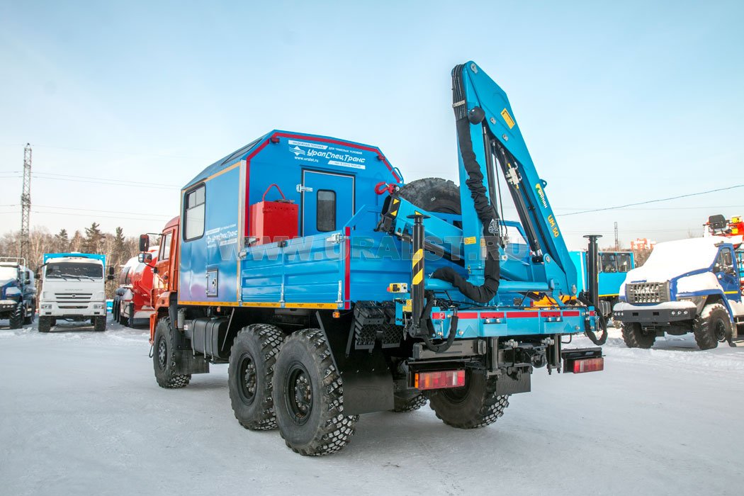 Камаз АРОК 43118 с краном-манипулятором ИМ-55