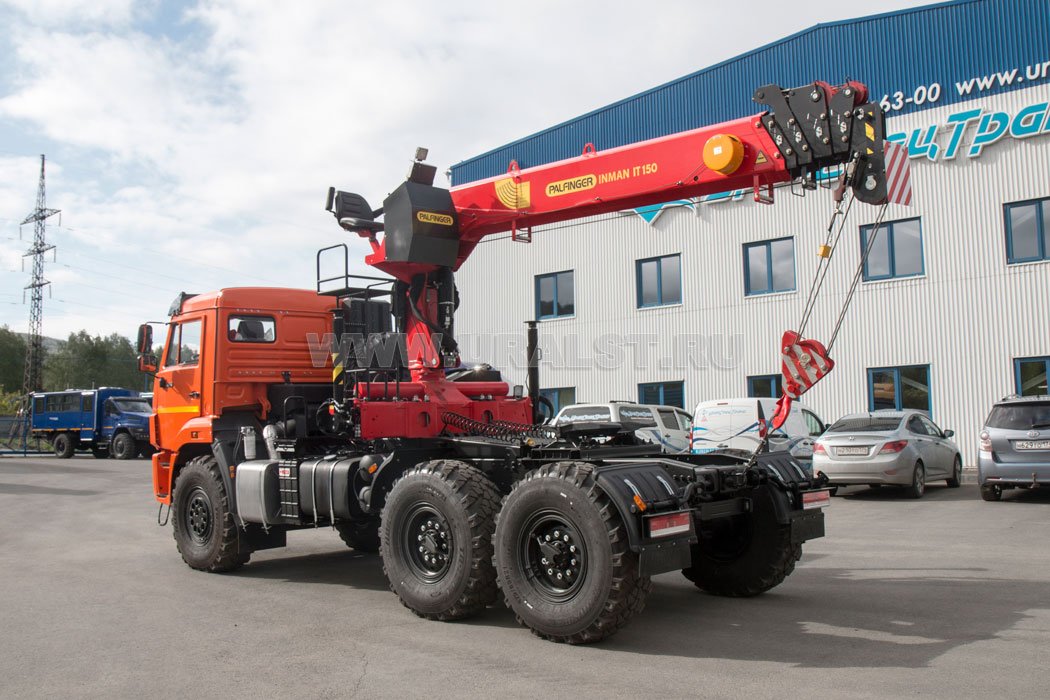 Тягач Камаз 43118 с КМУ ИТ-150
