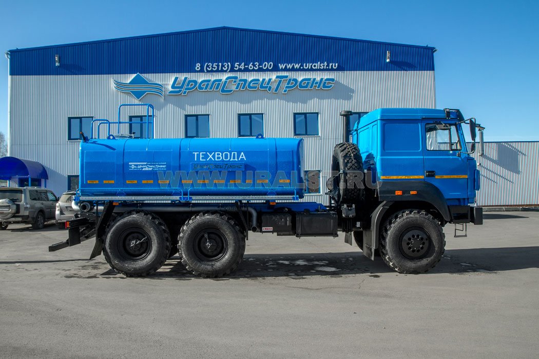 Автоцистерны для технической воды (АЦВ) АЦВ-10 УСТ 5453 Урал 5557-80Е5 сп.м.