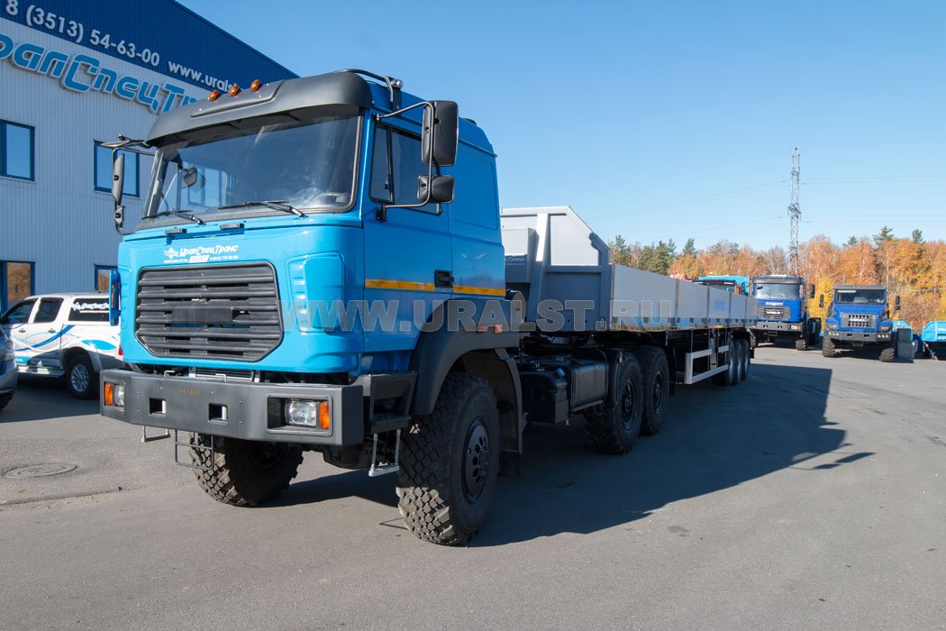 Полуприцеп бортовой ППБ 30Б-32Л-14 УСТ 9465, алюминиевые борта