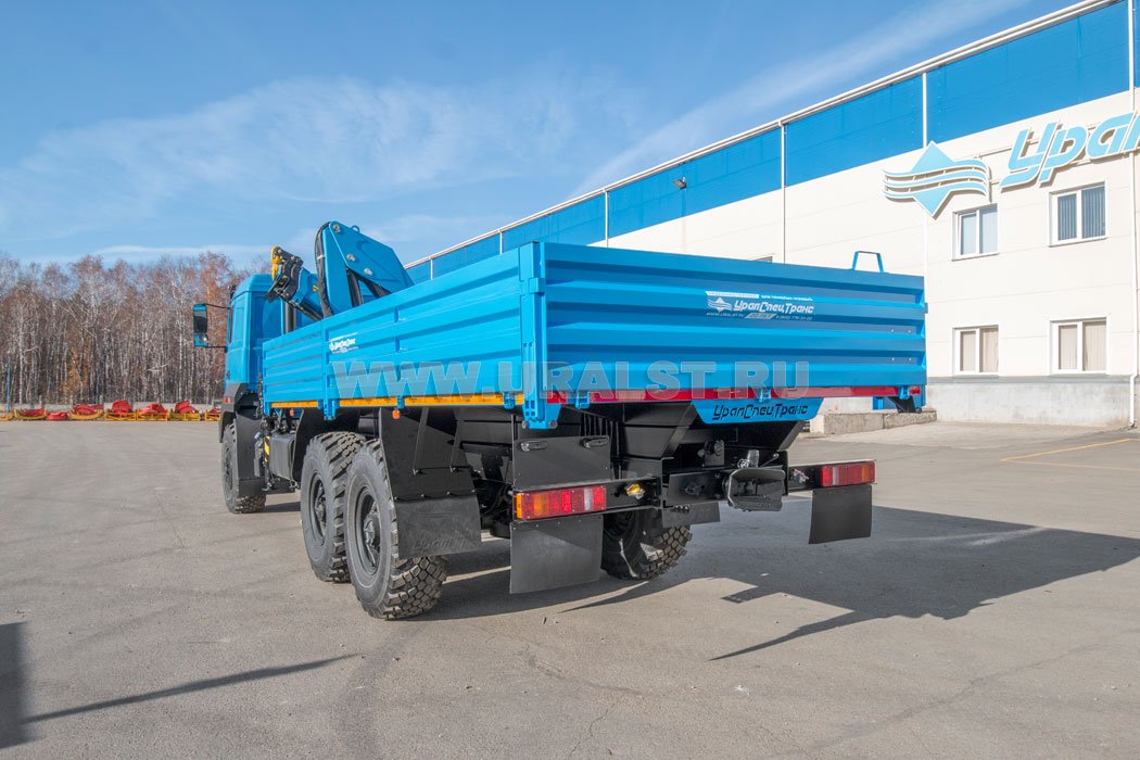 Автомобиль бортовой с КМУ ИМ-150 УСТ 5453PH Урал 4320-80Е5 сп.м