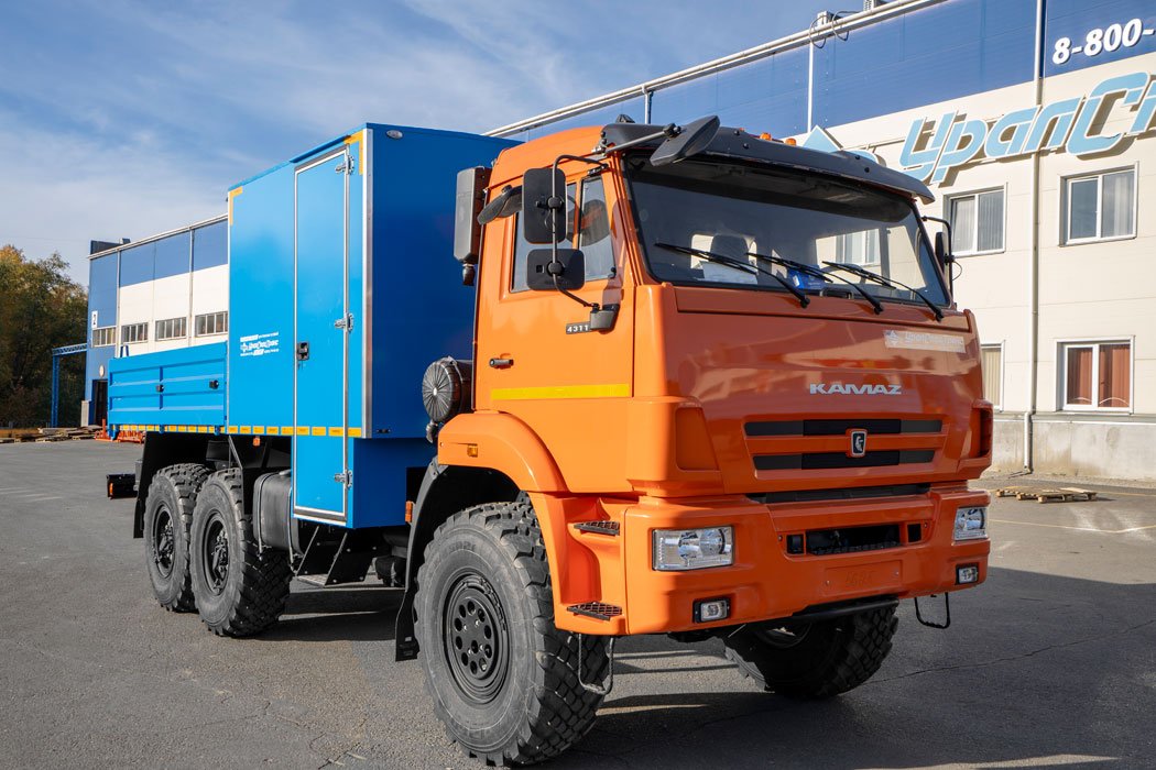 Автофургон ГПА 6+2 откр. УСТ 5453 Камаз 43118 базовый