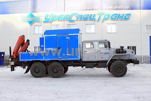 Автофургон с КМУ Palfinger PK-15500