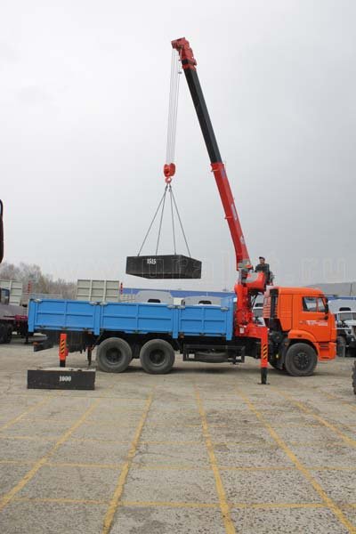 Бортовой Камаз 65115 с КМУ Kanglim