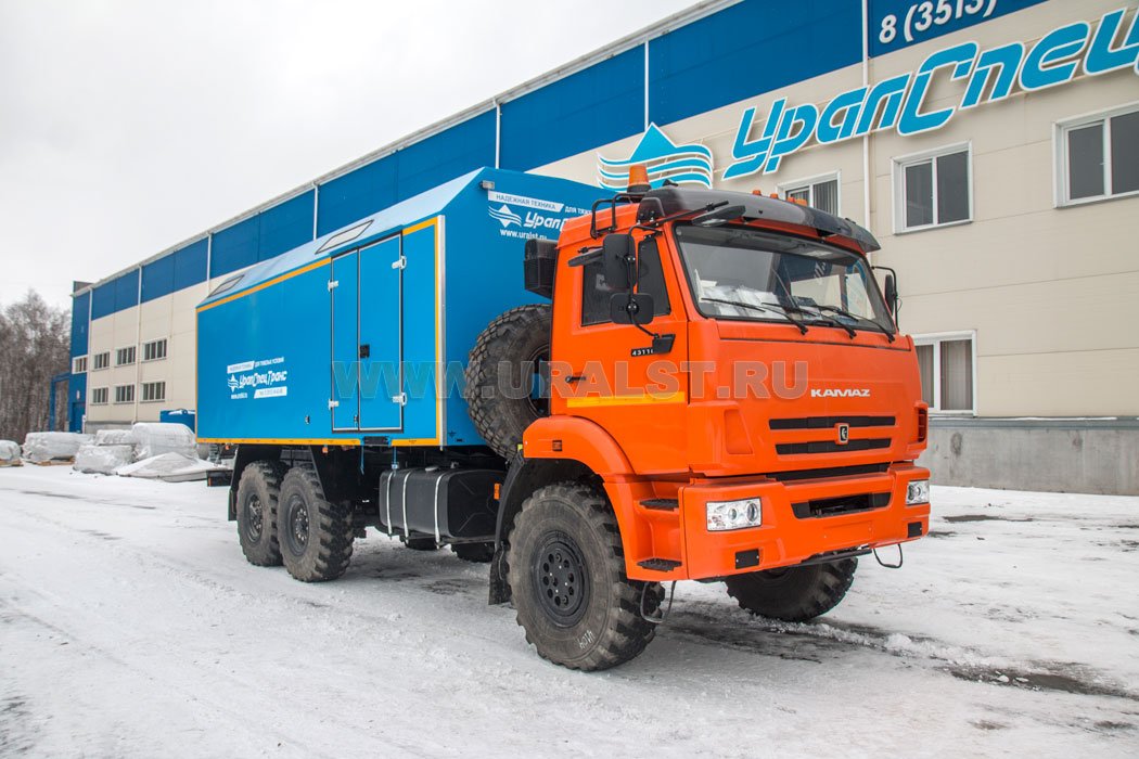 Маслостанция УСТ-5453 на шасси Камаз 43118-46