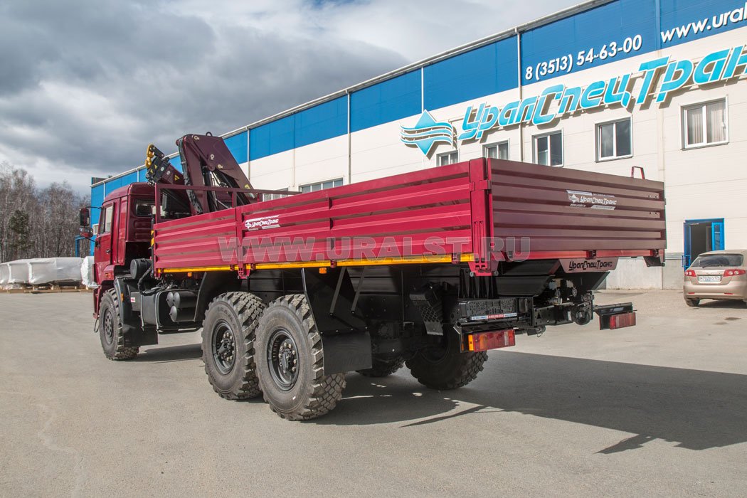 Автомобиль бортовой Камаз 43118RR c КМУ ИМ-95