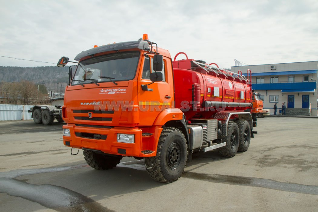 Автотопливозаправщик АТЗ-11-2 УСТ 5453 Камаз 43118-50, задний УВТ