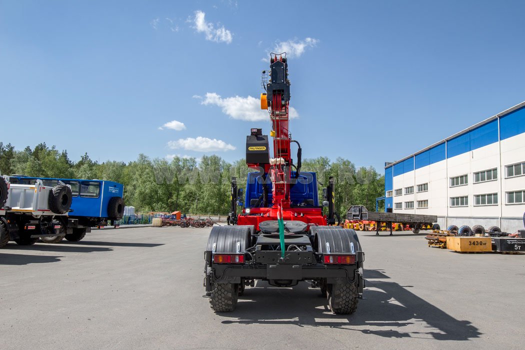 Седельный тягач с КМУ ИТ-180 (тросовый) УСТ 5453PW Урал NEXT 4320-72Е5И06
