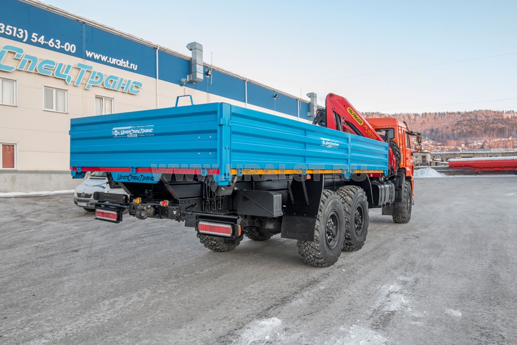Автомобиль бортовой с КМУ Palfinger PK-12000 УСТ 54531J-03 Камаз 43118-50, сп.м