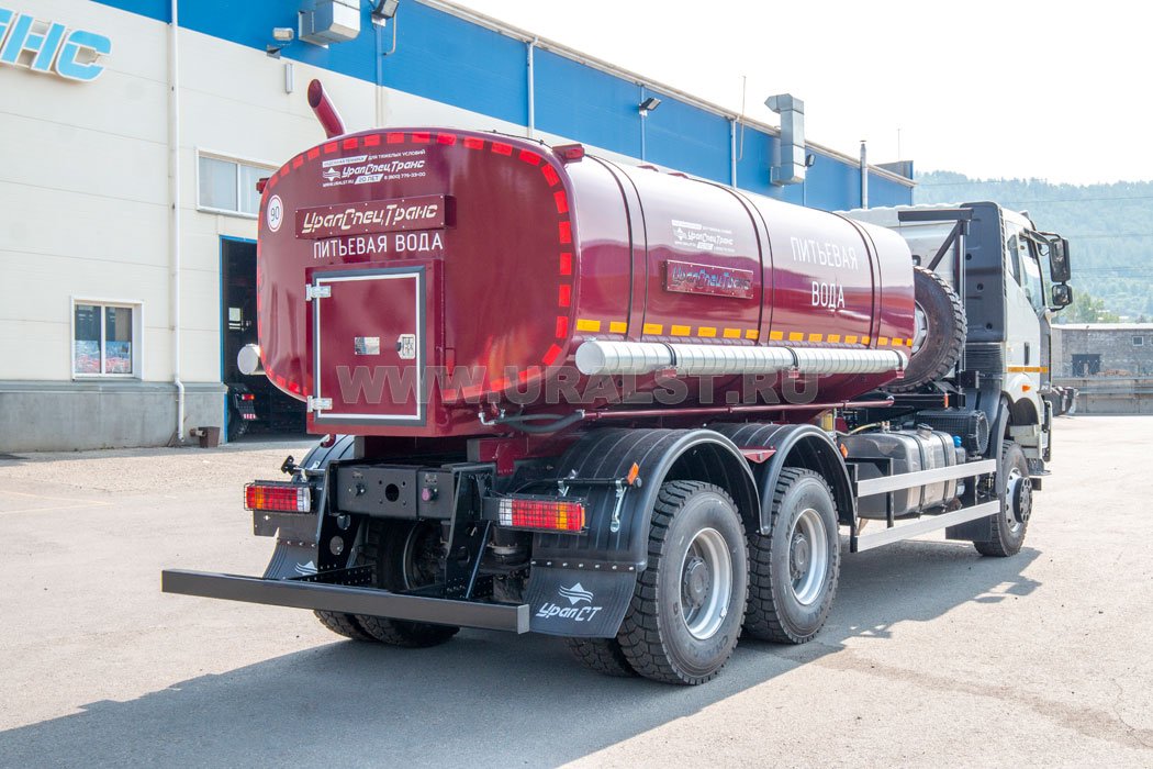 АЦПТ-10НО УСТ 5453 FAW 3250 (6х6) КБ 4800, насос, нерж/ЛКП