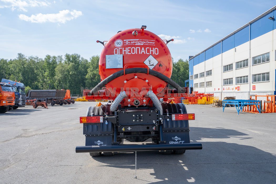Автоцистерна вакуумная АКН-10 КО-505 УСТ 5453 SHACMAN SX32586V385 6х6