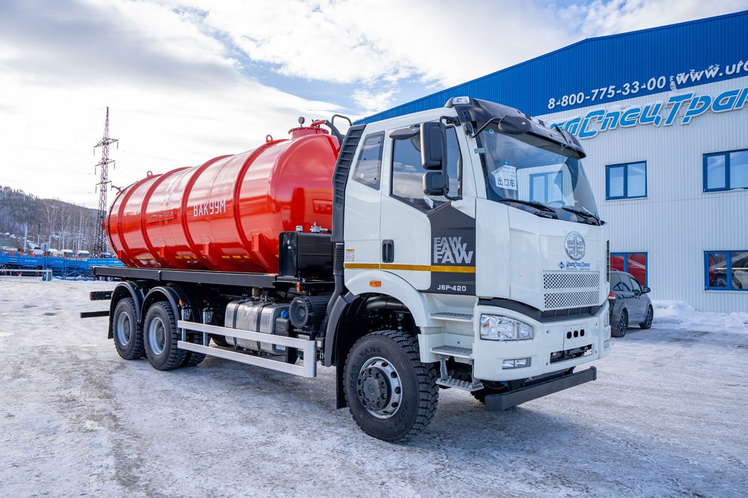Вакуумная машина МВ-19 КО УСТ 5453 FAW 3250 6Х6, КБ 4800