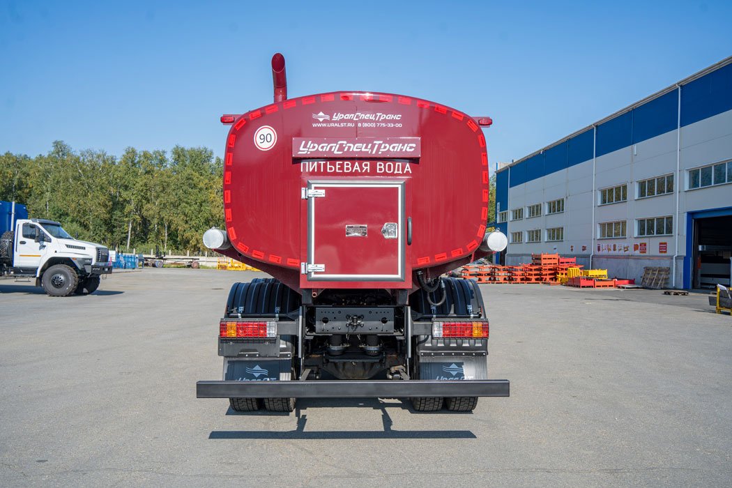 Автоцистерна для питьевой воды АЦПТ-10НО УСТ 5453 FAW 3250 (6х6) КБ 3675, насос, нерж/ЛКП