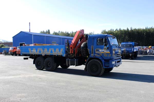 Бортовой Камаз 43118-46 с КМУ Palfinger PK-23500А