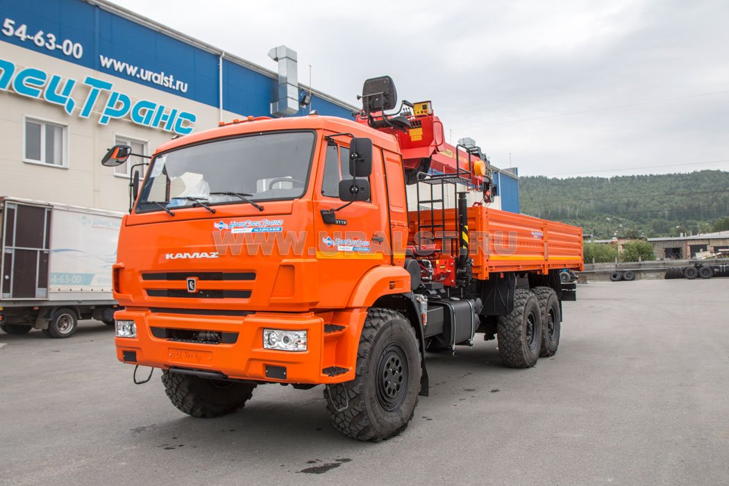Автомобиль бортовой Камаз 43118-46 с КМУ ИТ-150