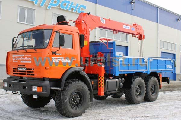 Бортовой Камаз с КМУ